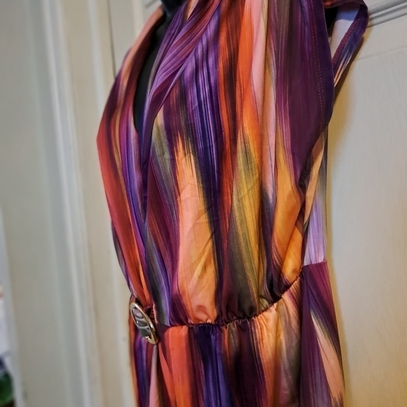 No brand bright colors blouse size 1X - Picture 4 of 6